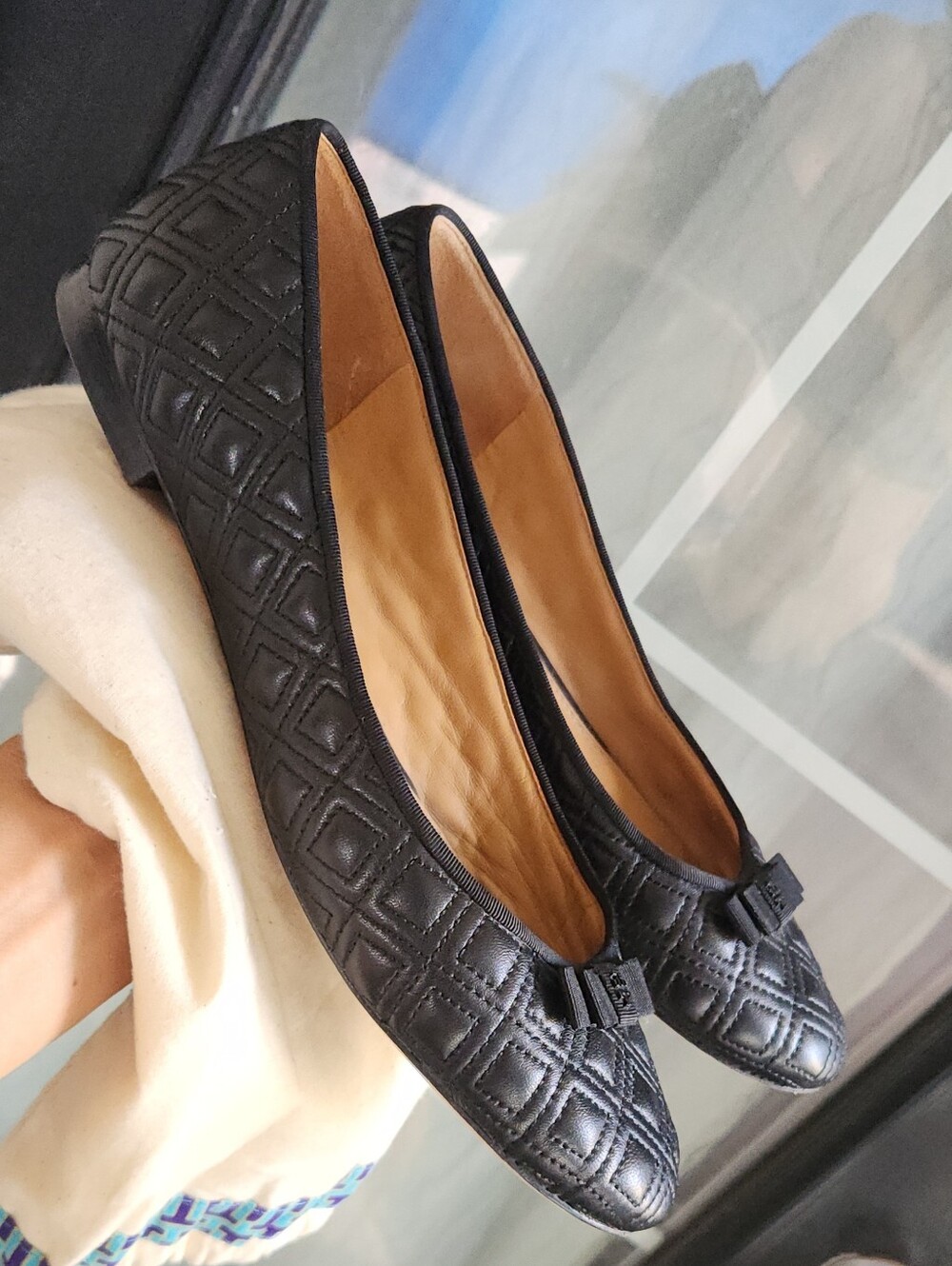 Tory Burch Quilted Ballet Flats